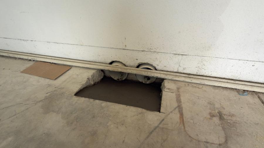 Conduit at the wall